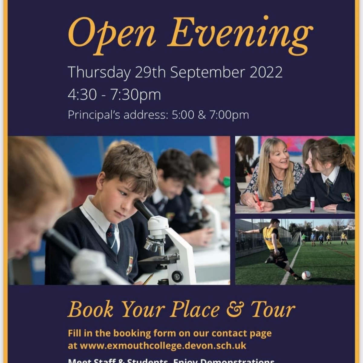 Exmouth Community College - Open Evening